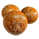 Brioche Buns with Sesame Seeds - 20 Pieces