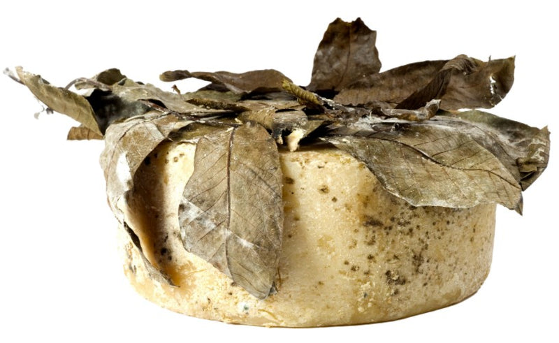 Pecorino with Walnut Leaves 1Kg approx.